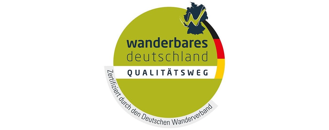 Logo des Deutschen Wanderverbandes das zertifizierte Qualitätswege nutzen dürfen.